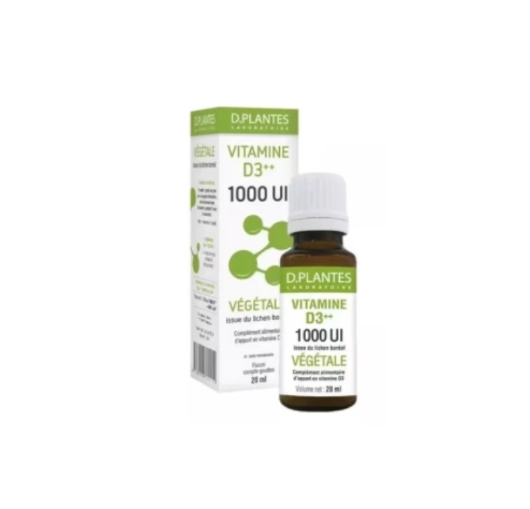Vitamine D3 ++ 1000 UI VEGAN- D.PLANTES