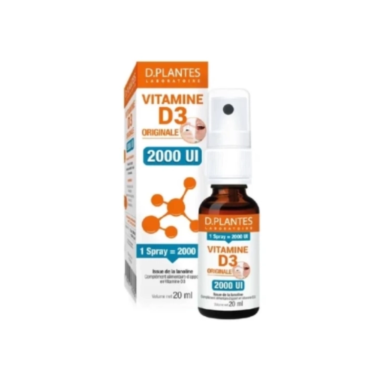 Vitamine D3 originale 2000 UI - D.PLANTES
