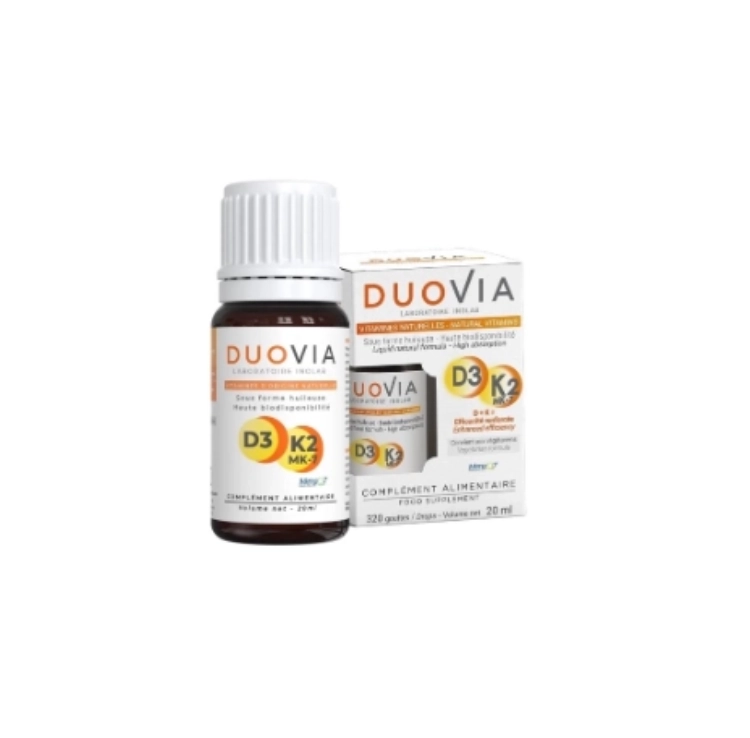 Duo Vitamines D3 et Vitamines K2 - INOLAB