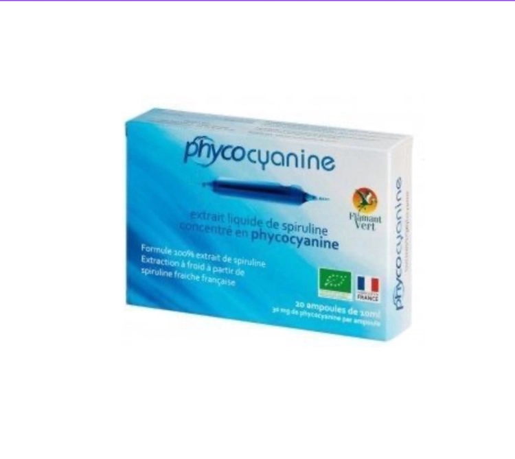 Phycocyanine BIO Ampoules - FLAMANT VERT