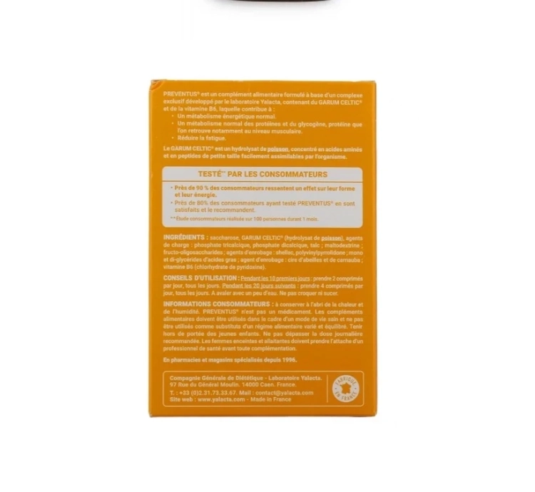 Preventus - LABORATOIRE YALACTA