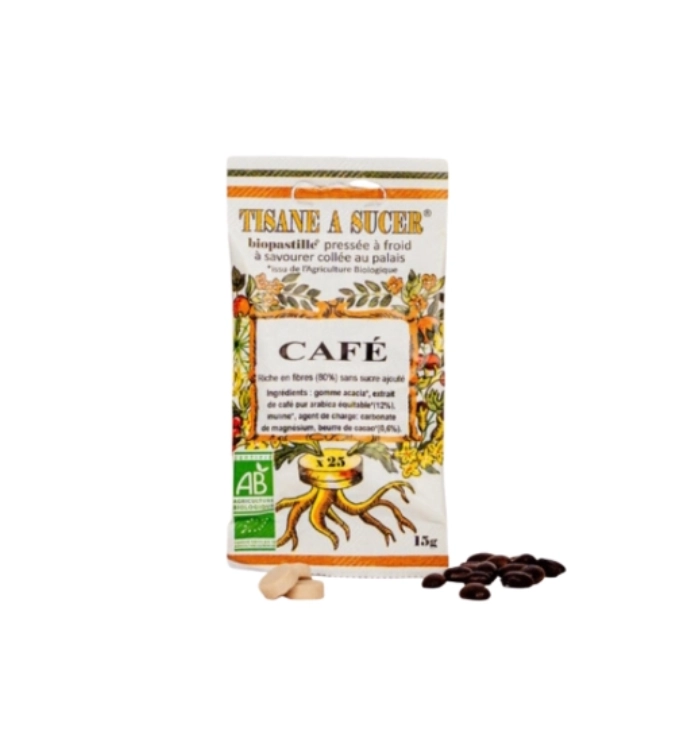 Tisane à sucer CAFÉ - BIOPASTILLE