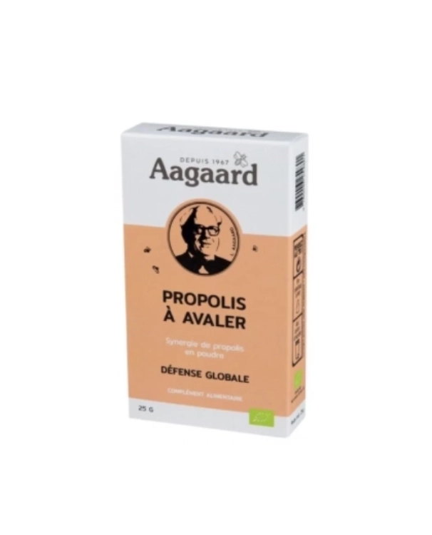Propolis pure en poudre à avaler (Pulver C) - AAGAARD