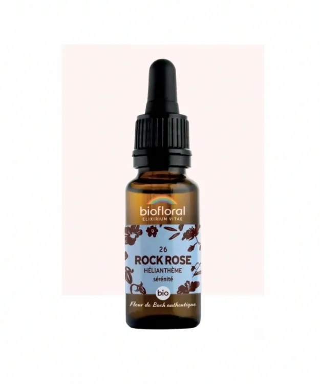 Fleur de Bach n°26 Rock Rose, Hélianthème Bio - BIOFLORAL