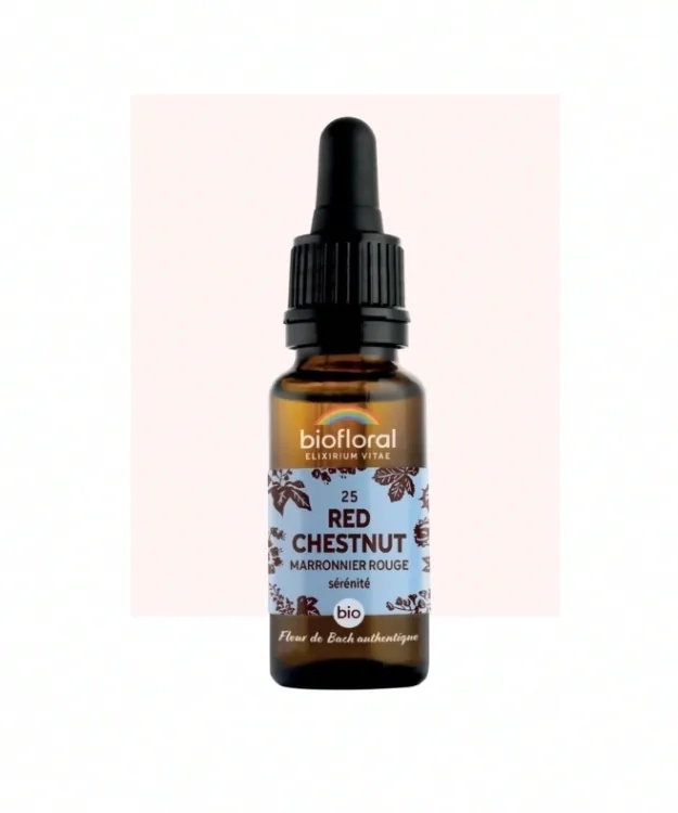 Fleur de Bach n°25 Red Chestnut, Marronnier Rouge Bio - BIOFLORAL