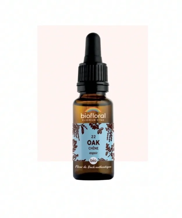 Fleur de Bach n°22 Oak, Chêne Bio - BIOFLORAL