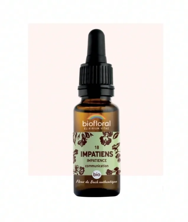 Fleur de Bach n°18 Impatiens, Impatience Bio - BIOFLORAL