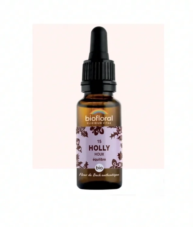 Fleur de Bach n°15 Holly, Houx Bio - BIOFLORAL