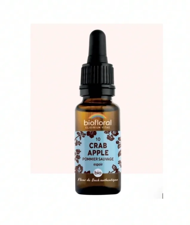 Fleur de Bach n°10 Crab Apple, Pommier Sauvage Bio - BIOFLORAL