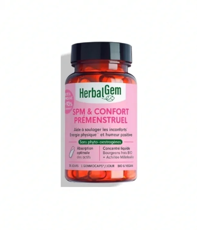 Complément alimentaire SPM & confort menstruel Bio - HERBALGEM