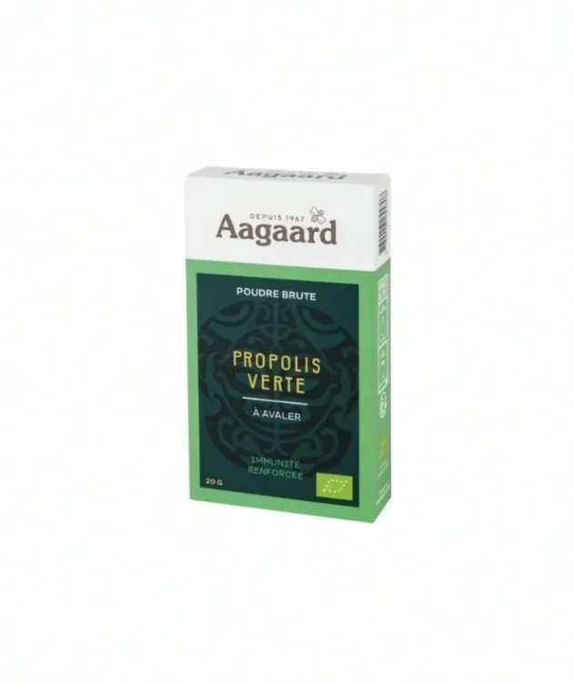 Propolis Verte brute en poudre à avaler - AAGAARD